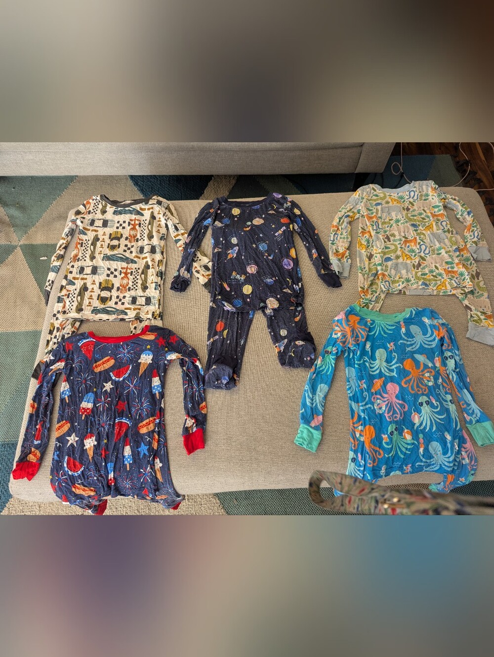 Little Sleepies Kids Pajamas. 2T - 4T